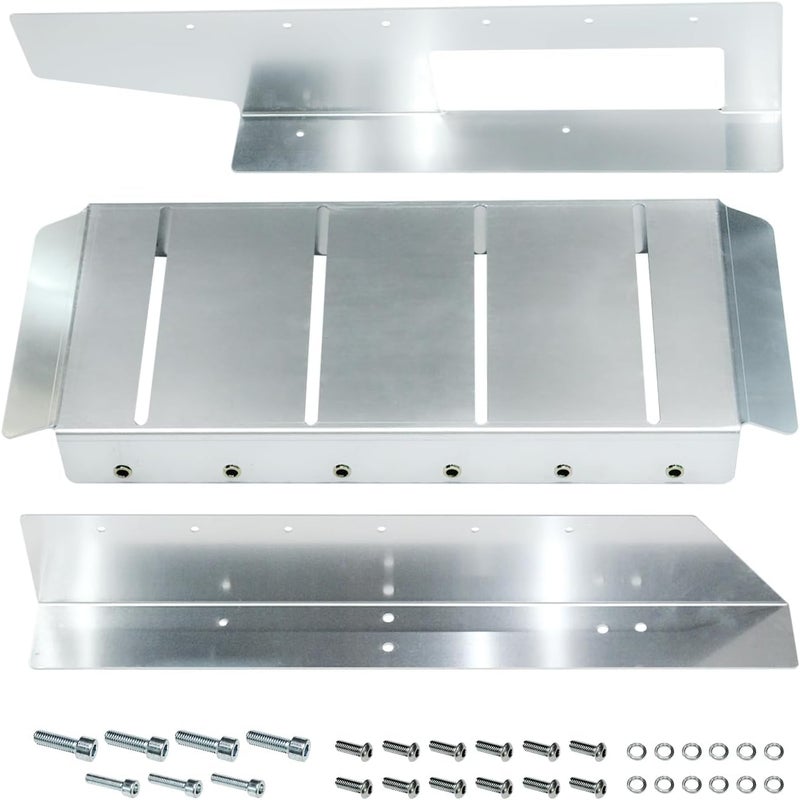 LOSTAR Catalytic Converter Shield Cover Compatible with 2002-2006 Honda CR-V, Aluminum Anti-Theft Cat Plate Protetor - Image 1